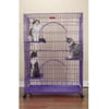 ProSelect Foldable Cat Cages Purple 35.5Lx24Wx48