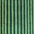 thumbnail image 1 of Ahgly Company Machine Washable Indoor Square Oriental Turquoise Blue Modern Area Rugs, 8' Square, 1 of 4