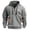 Gray, variant on Flag Print Zip-Up Hoodie for Men, Big & Tall Casual Pullover for Sports, Fall Spring Patriotic Streetwear,Gray,XL