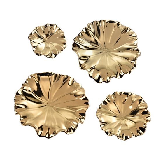 Elk Home Petal Bowl - Set of 4 Gold