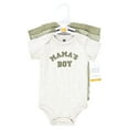 thumbnail image 2 of Hudson Baby Infant Boy Cotton Bodysuits, Sage Mamas Boy, Newborn, 2 of 2