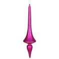 thumbnail image 1 of Vickerman 12" Cerise Mat/glitter Finial Drop Ornement de Noël, 1 of 1
