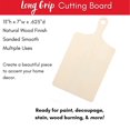 thumbnail image 3 of Plaid Long Grip Handle Wood Cutting Board, 3 of 4