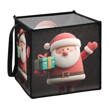 Home Organizer Foldable Fabric Storage Bin With Handle Character Design