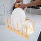 thumbnail image 4 of Soporte para platos de bambú, soporte para platos de cocina, estante de bambú multiusos, escurridor de cocina, 4 of 6