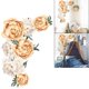 thumbnail image 5 of de pared de peonía, calcomanías de pared extraíbles de , murales artísticos para cocina, cuarto de , dormitorio, sa de estar y Amarillo perfecl Flores pegatinas de pared, 5 of 8