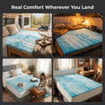 thumbnail image 4 of Mossy Oak 2" Memory Foam Mattress Topper, King, Cooling Gel, 5-Zone Pressure Relief, 4 of 6