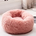 thumbnail image 3 of Cama de gato de peluche Cojín calmante redondo Parte inferior antideslizante cálida y esponjosa, 3 of 8