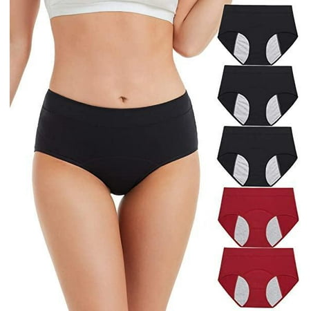 

Cotton Women Breathable Solid Color Panties Seamless Comfortable Underwear 5Pcs