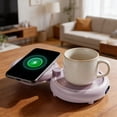 thumbnail image 4 of BotaniNest Two In One Intelligent Insulated Cup Portable Coffee Cup Heater Suitable For Desks Automatically Shuts Off And Has Temperature Control Wireless Charging Version, 4 of 7