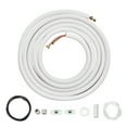 thumbnail image 1 of VEVOR 25FT Mini Split Line Set, 1/4" & 3/8" O.D Copper Pipes Tubing and Triple-Layer Insulation, 1 of 9