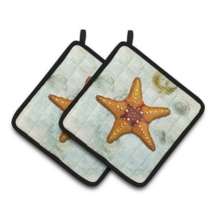 

Caroline s Treasures Starfish Pair of Pot Holders