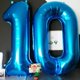 thumbnail image 4 of Globo Yeodong Blue Number 1 de aluminio de 40 pulgadas con helio para fiestas, 4 of 7