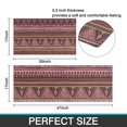 thumbnail image 7 of Brown Geometric Striped Pattern Kitchen Rugs Sets Of 2,Anti Fatigue Kitchen Mat Rugs Non Slip Washable,Decorative Kitchen Floor Mats for Kitchen,Sink,Laundry,17"x30"+17"x47", 7 of 7