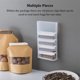 thumbnail image 5 of Advancent Paquete de 10 bolsas de plástico Clip de almacenamiento autoadhesivo montado en la pared desmontable cocina vegetales Snack sellador Almacenamiento y organización del hogar, 5 of 6
