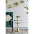 thumbnail image 5 of 15.5" Round Accent Table - Antique Brass, 5 of 5