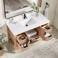 thumbnail image 5 of Vitre 48" Single Sink Bath Vanity in Aged Natural Oak with Composite Stone Top, 5 of 16