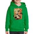 thumbnail image 3 of Awkward Styles Halloween Hoodies for Kids Mummy Cat Hooded Youth Sweatshirt, 3 of 5