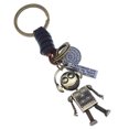 thumbnail image 2 of Llavero con colgante de Metal y bronce para hombre y mujer, accesorio de aleación móvil con diseño de Robot, Estilo Vintage, joyería de moda, 2 of 5