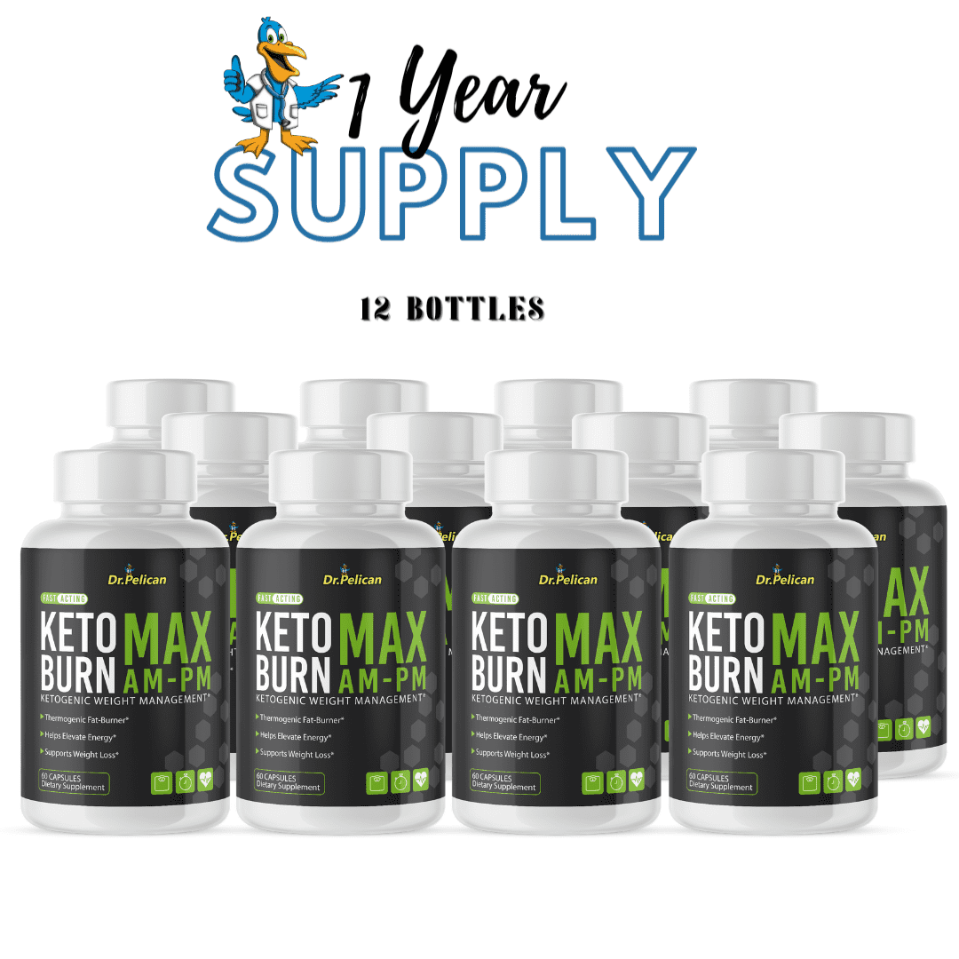 Keto Burn MAX AMPMThermogenic Fat Burner/Weight Loss 12 Bottles
