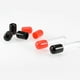 thumbnail image 5 of Protectores de rosca Uxcell tapa final vinilo rojo 50 piezas 0.16", 5 of 6