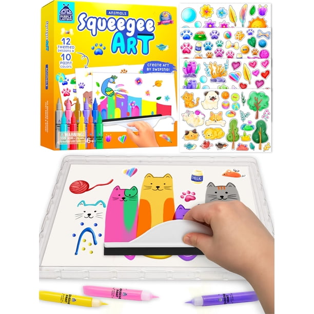 Kit de Arte con Espátula LADYBUG MORADA Animales Edad 6+ Niños