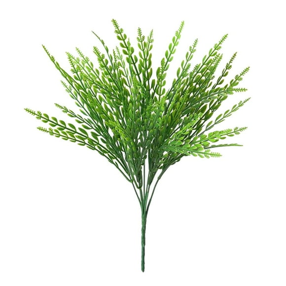 DOLITY Artificial Outdoor Plants Fake Plastic Greenery Shrub Wheat Grass Outdoor Indoor