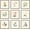 Rustic Brown, variant on 10x10 Picture Frame Set of 9, Display Pictures 8x8 with Mat or 10x10 without Mat, Multi Collage Gallery Square Photo Frames for Wall or Tabletop, Rustic Brown