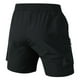 thumbnail image 5 of Pantalones cortos deportivos de secado rápido para hombre - Color liso transpirable - Poliéster, cintura elástica, tallas M-XXXXL, 5 of 5