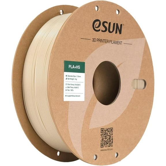 High Speed PLA Filament 1.75mm, 3D Printer Filament Speedy PLA Plus for Fast Printing, Dimensional Accuracy /- 0.03mm, 1KG Cardboard Spool 3D Printing Filament for 3D Printers, Bone White