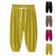 thumbnail image 4 of Odeerbi 1-15 Años Niños Niñas Pantalones Jogger Verano Seda Hielo Pantalones Transpirables Casual Cintura Elástica, 4 of 4