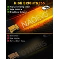 thumbnail image 2 of Barra de Luz LED NAOEVO 7" 240W 24000LM Ámbar Spot Flood, 2 of 9
