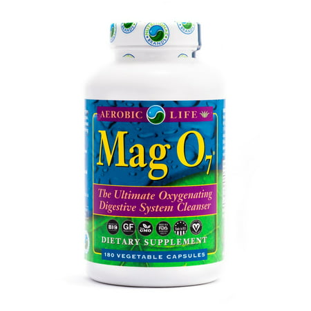 Aerobic Life Mag O7 Oxygen Detox Colon Cleanse 180 Veg (Best Food For Colon Detox)