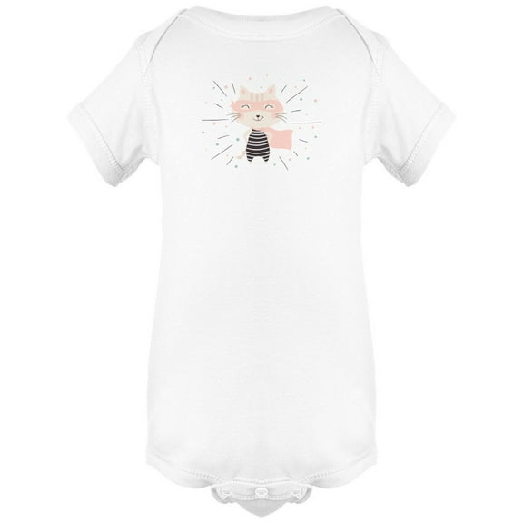 Super Hero Kitten Girl Bodysuit Infant -Image by Shutterstock, 6 Months