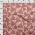 thumbnail image 2 of oneOone Cotton Silk Fabric Rectangle & Triangle Geometric Print Fabric BTY 42 Inches Wide, 2 of 4