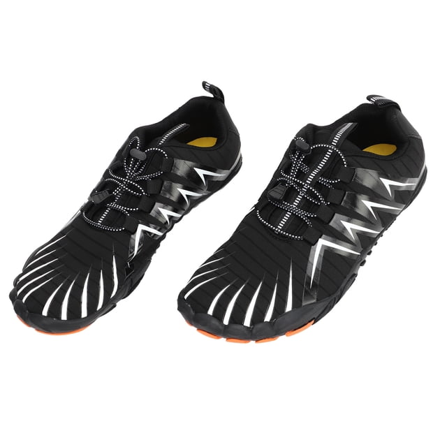 Zapatos para correr a campo traviesa, 1 par de zapatos negros para senderismo al aire libre para hombre, zapatos de escalada al aire libre, rendimiento de primer nivel