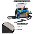 thumbnail image 2 of Tie Dye Sherpa Pet Carrier Bag for s and Small Dogs - Durable 900D Oxford Cloth Fabric,Adjustable Nylon Webbing Strap - 17x10x11.8 in / 43x26x30 cm, 2 of 7