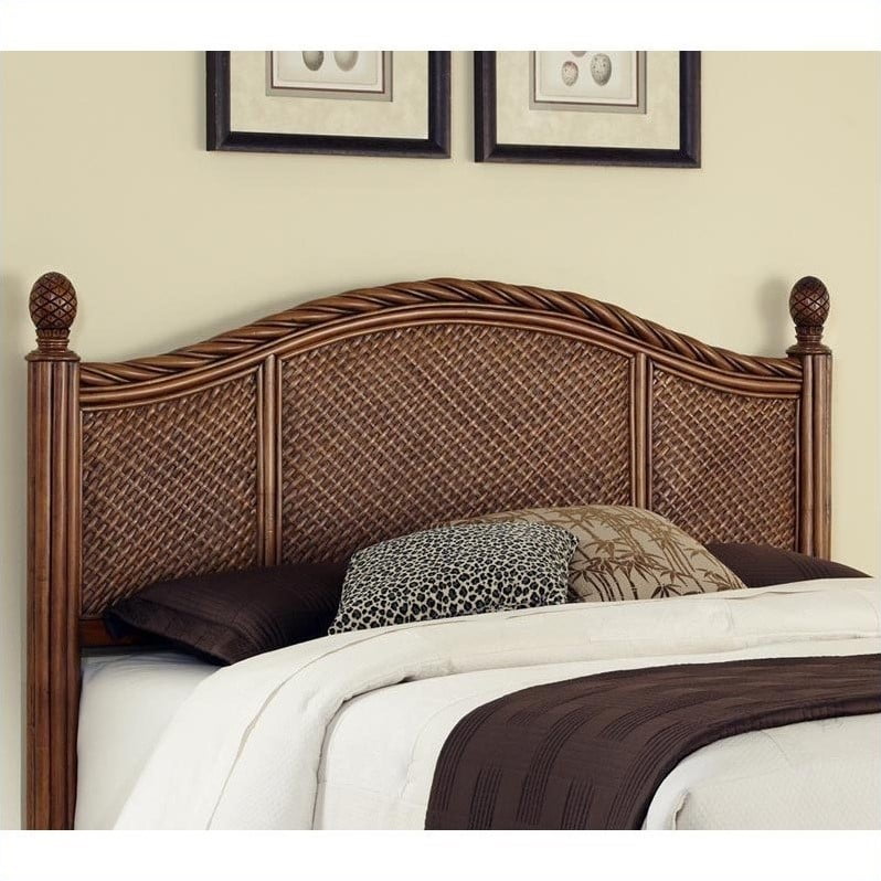 Home Styles Marco Island Panel Headboard In Cinnamon Queen Size Queen