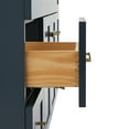 thumbnail image 5 of Ariel Hamlet 55 In. Oval Sink Vanity With 1.5 In. Carrara White Countertop In Midnight Blue, 5 of 11