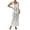 White, variant on Swim Dresses for Women Tummy Control Elegant Hollow Out Maxi Loose Striped Girls Tankini Swimsuit,White,One Size