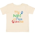 thumbnail image 3 of Inktastic Nani and Papa Love Me Boys or Girls Baby T-Shirt, 3 of 5