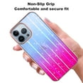 thumbnail image 3 of Rosebono For iPhone 13 Pro Max Case, Bling Glitter Sparkle Laser Pink Ultra Transparent Fashion Cute Colorful Skin Cover ShockProof Case for iPhone 13 Pro Max, 3 of 5