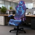 thumbnail image 5 of Whosucclay Astronaut Galaxy Space Print 4 Pcs Gaming Chair Cover with 2 Pcs Armrest Slipcover, Stretchable Elastic Fit Cat Scratch Proof Gaming Chair Seat Cover Decor for Home, Studio, 5 of 8