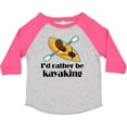 thumbnail image 3 of Inktastic Kayak Id Rather Be Kayaking Boys or Girls Toddler T-Shirt, 3 of 5