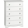 thumbnail image 1 of Wright Home Commode Transitionnelle en Bois 5 Tiroirs Blanc, 1 of 4