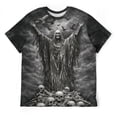 thumbnail image 3 of LAOLIUSN Men's Skull Graphic T-Shirt Summer Short Sleeve Tops, S-4XL, 3 of 7