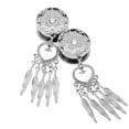 thumbnail image 1 of Stainless Steel Ear Gauge, Expanders, Screw Dangle Tunnels Jewelry Gift, Colorfast 8mm, 1 of 8