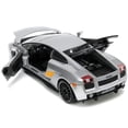 thumbnail image 3 of Lamborghini Gallardo Superleggera Silver Metallic with Yellow Stripes "Hyper-Spec" Series 1/24 Diecast Model Car by Jada, 3 of 5