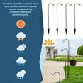 thumbnail image 4 of Natures Shepherds Hooks – 4 Adjustable Outdoor Poles for Bird Feeders, Lanterns & Plants, 4 of 6