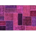 thumbnail image 1 of Ahgly Company Indoor Rectangle Patchwork Pink Transitional Area Rugs, 6' x 9', 1 of 4
